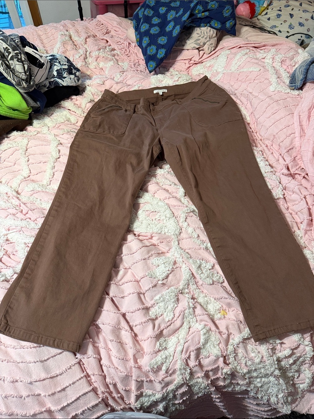 STS Blue Brown Straight-Leg Trousers